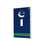 Vancouver Canucks Stripe Hidden-Screw Light Switch Plate