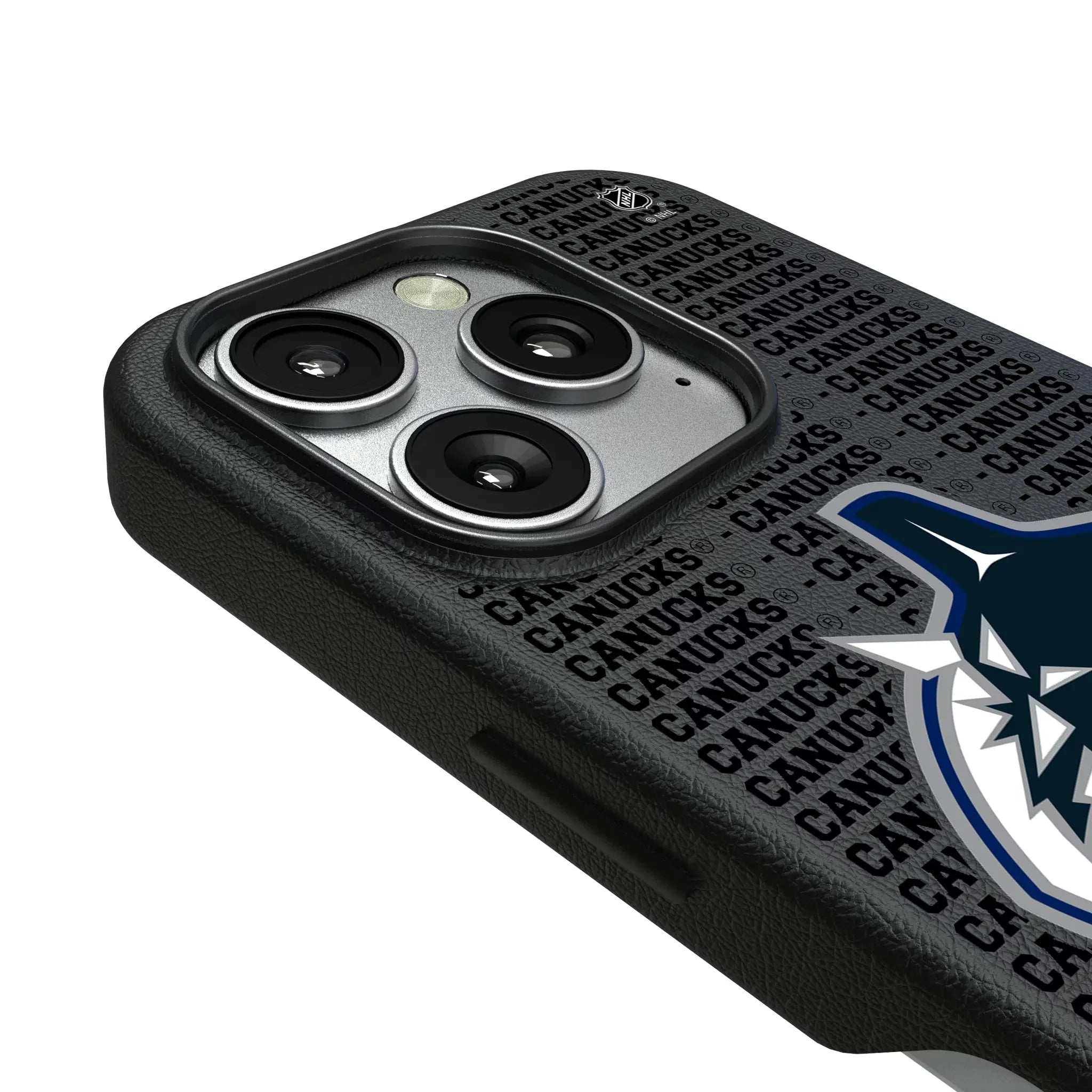 Vancouver Canucks Text Backdrop MagSafe Compatible Phone Case for Apple iPhone