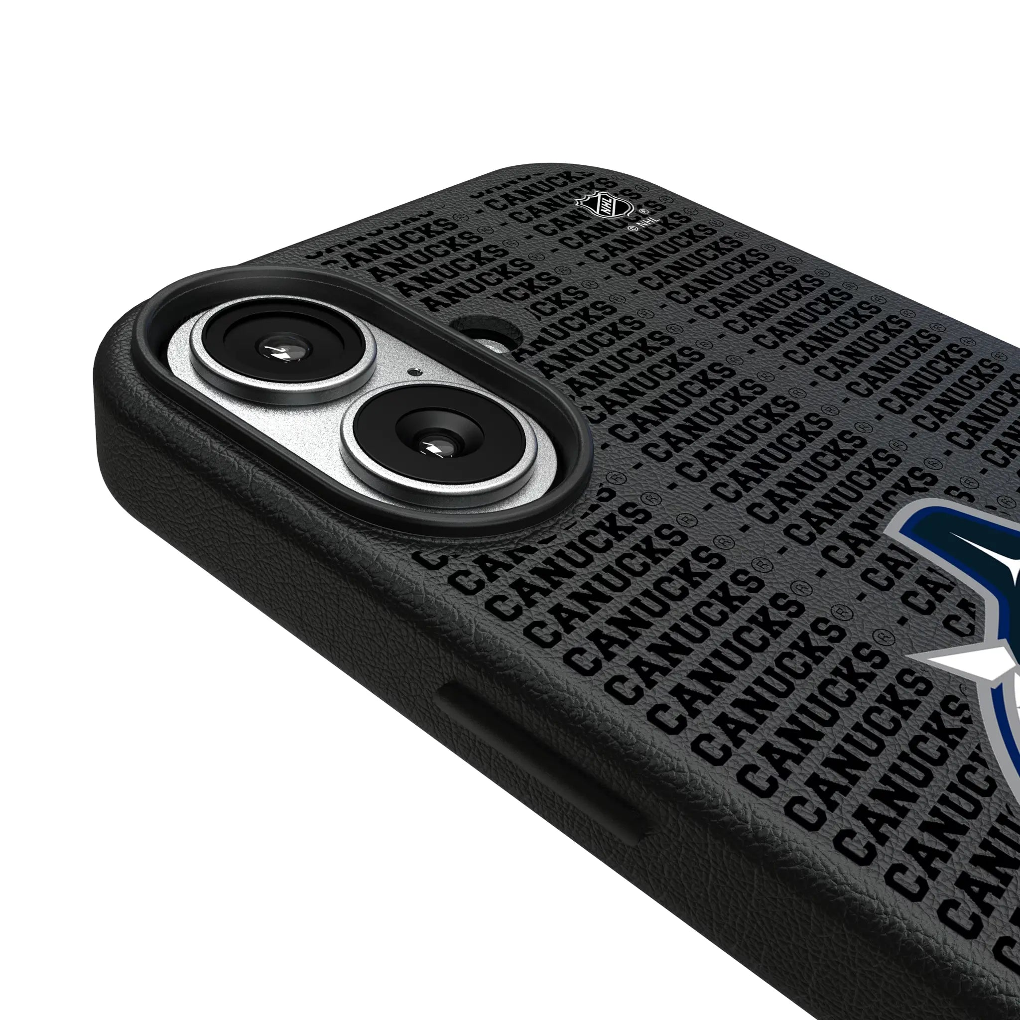 Vancouver Canucks Text Backdrop MagSafe Compatible Phone Case for Apple iPhone