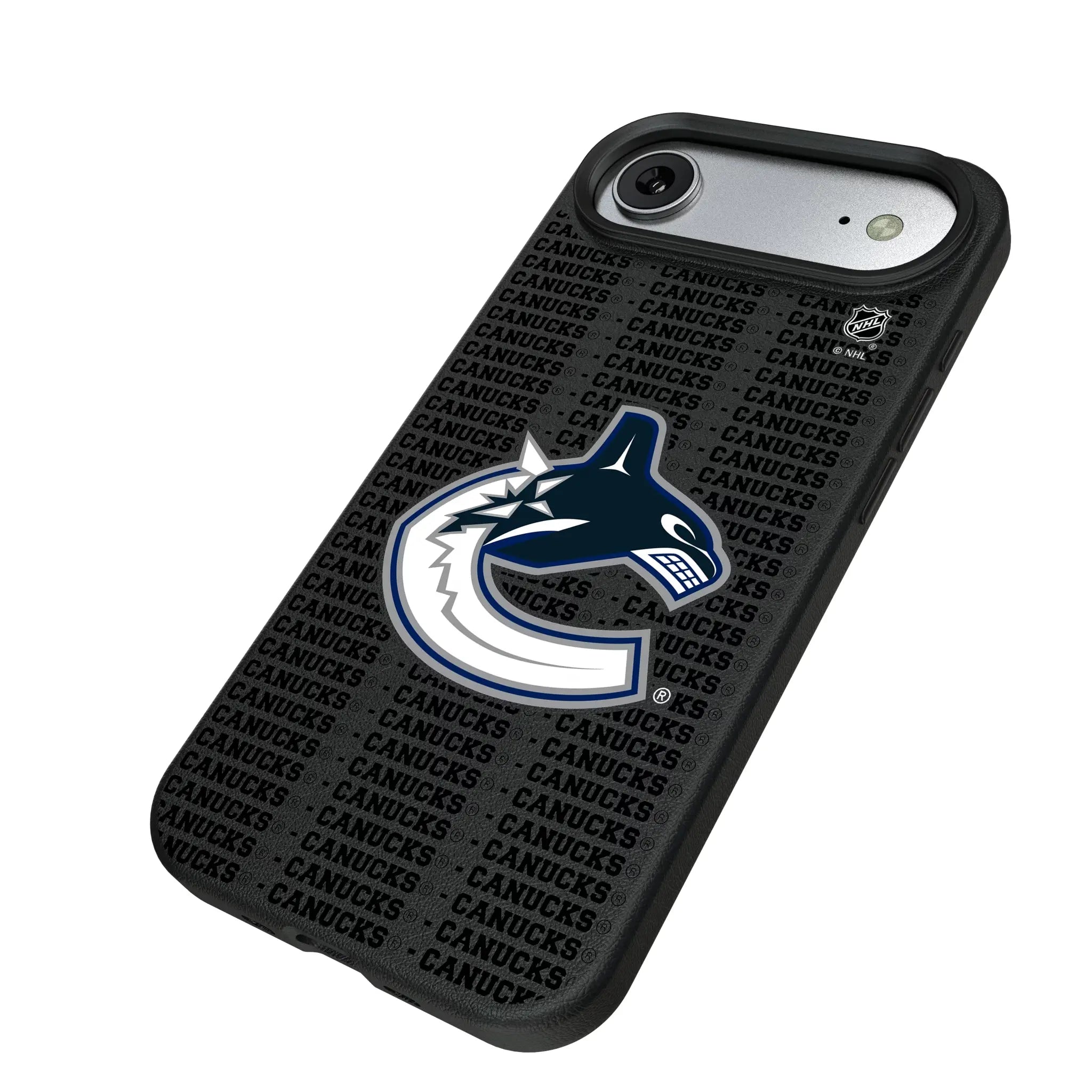 Vancouver Canucks Text Backdrop MagSafe Compatible Phone Case for Apple iPhone