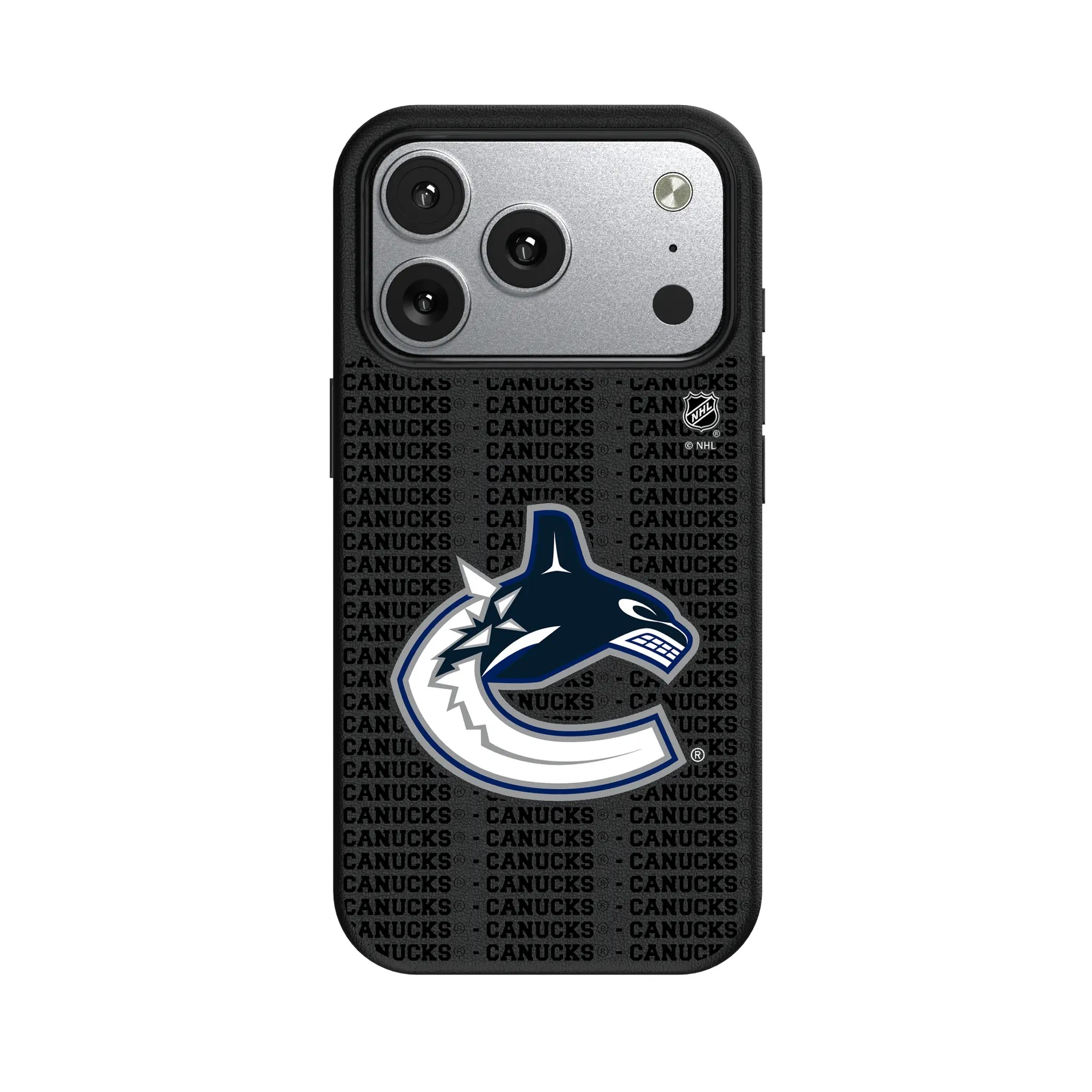Vancouver Canucks Text Backdrop MagSafe Compatible Phone Case for Apple iPhone