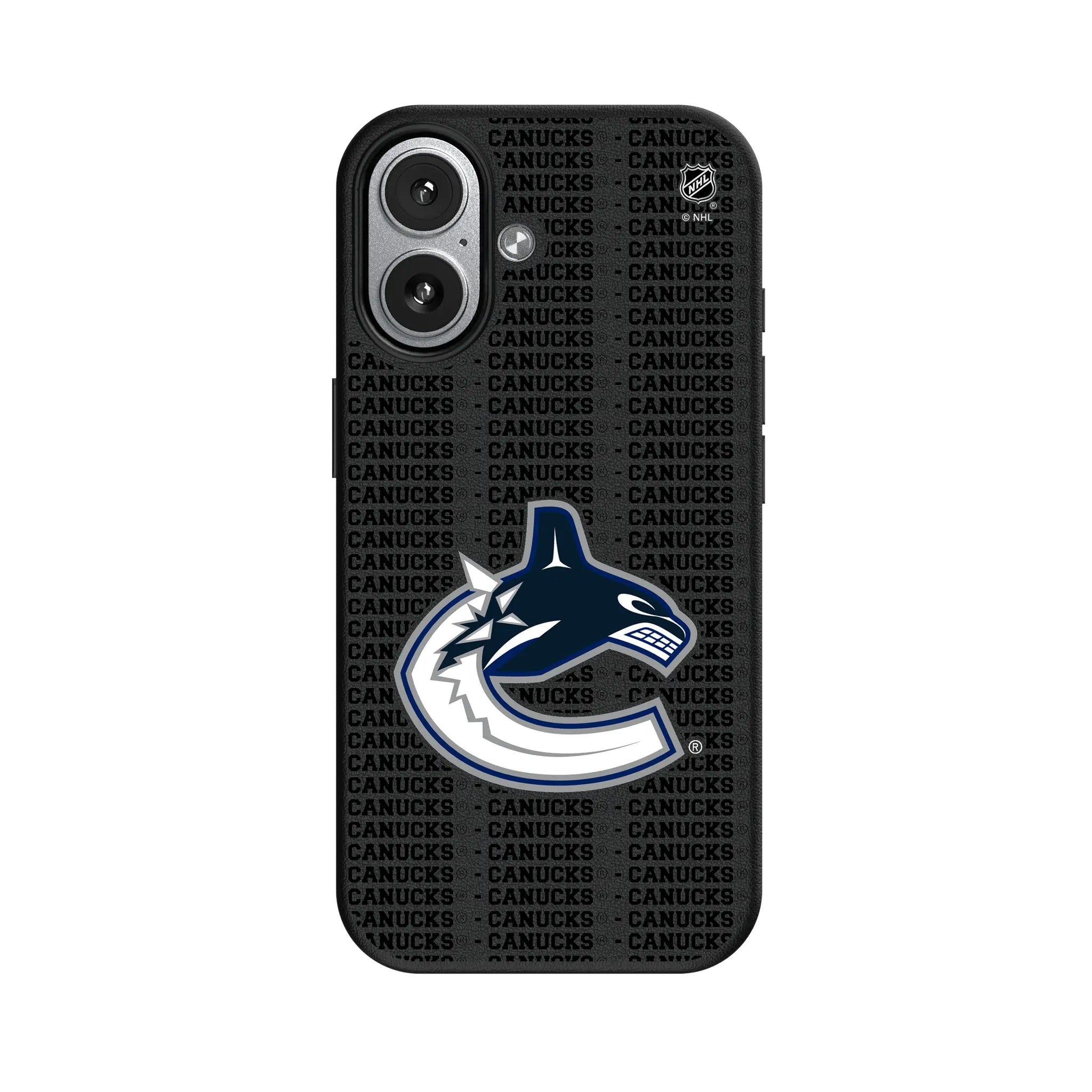 Vancouver Canucks Text Backdrop MagSafe Compatible Phone Case for Apple iPhone