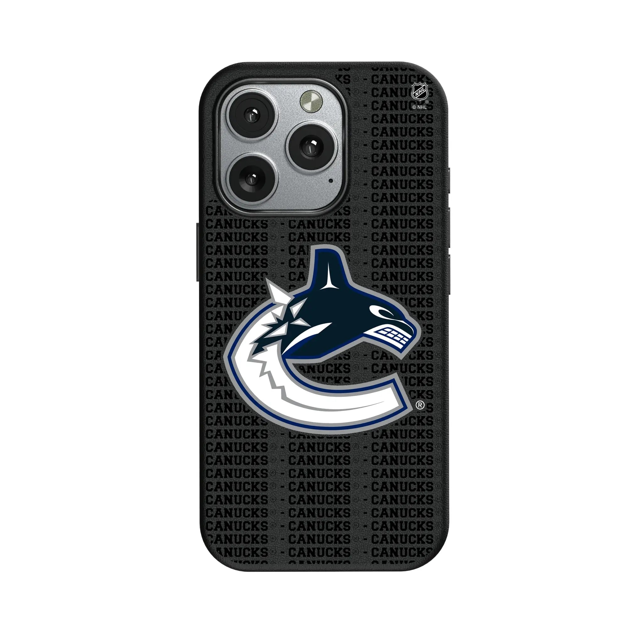 Vancouver Canucks Text Backdrop MagSafe Compatible Phone Case for Apple iPhone