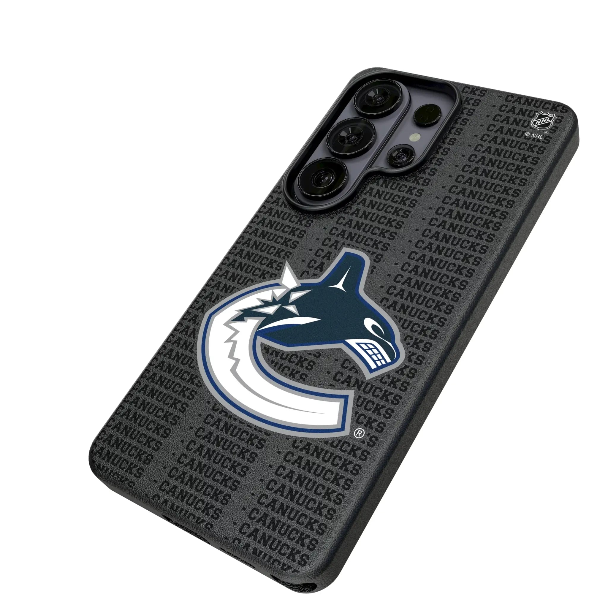 Vancouver Canucks Text Backdrop MagSafe Compatible Phone Case for Samsung Galaxy