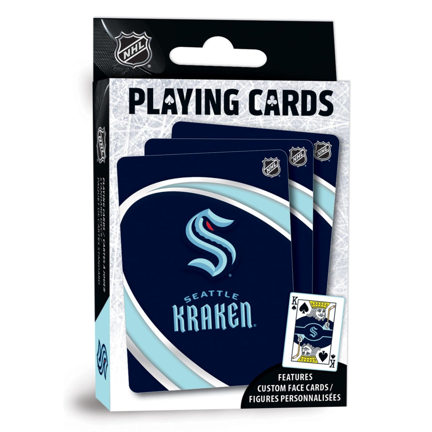 Seattle Kraken Playing Cards - 54 Card Deck - Sports Gifts, Sports Memorabilia, Sports Collectibles, Fan Shop