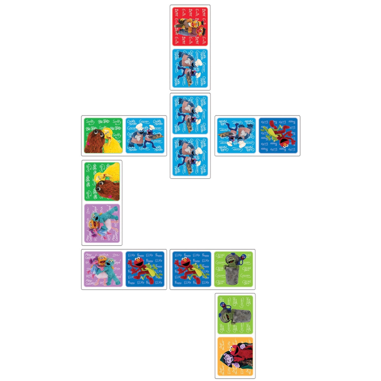 Sesame Street - Elo & Friends Picture Dominoes - 757 Sports Collectibles