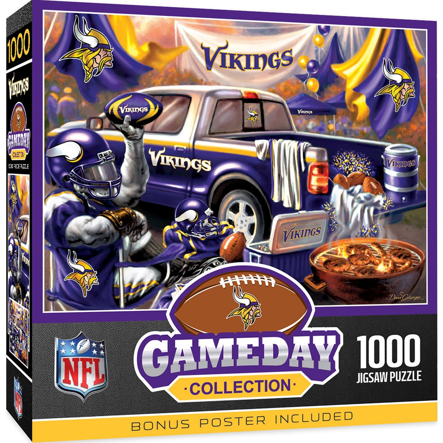Minnesota Vikings Gameday 1000 Piece Jigsaw Puzzle