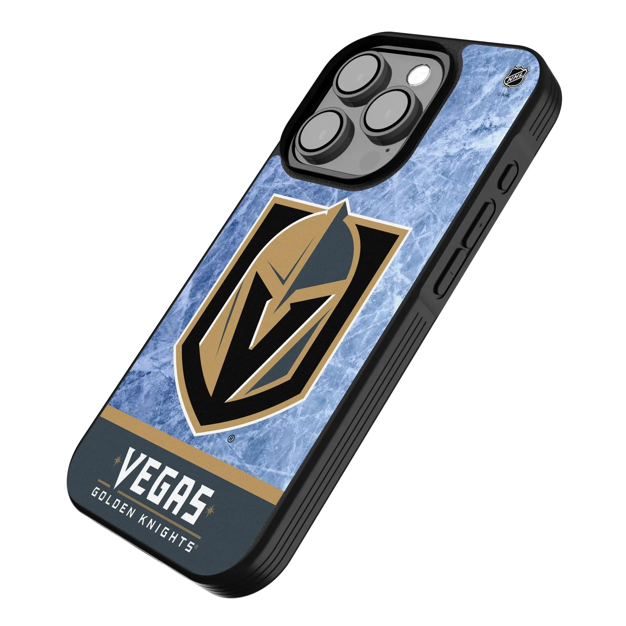 Vegas Golden Knights Ice Wordmark Bump Phone Case