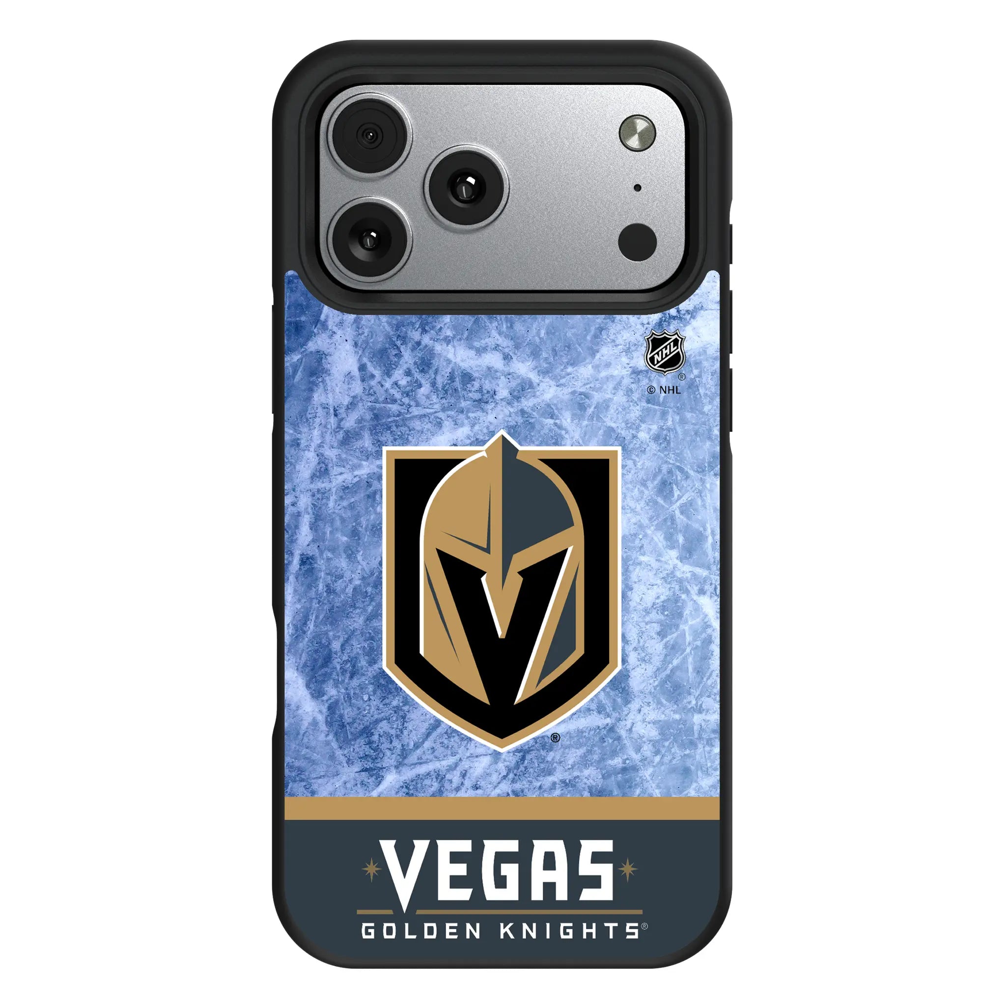 Vegas Golden Knights Ice Wordmark Bump Phone Case