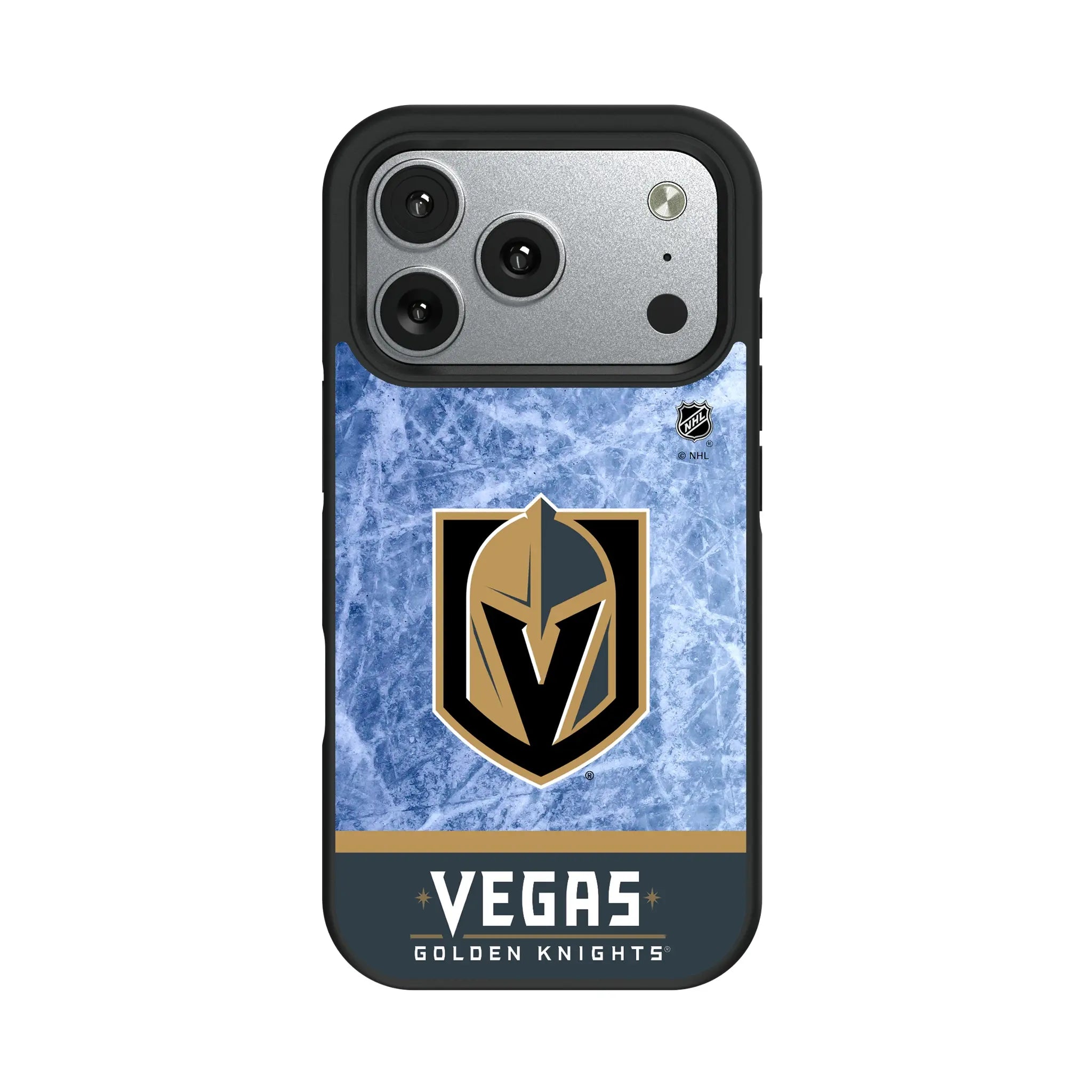 Vegas Golden Knights Ice Wordmark Bump Phone Case