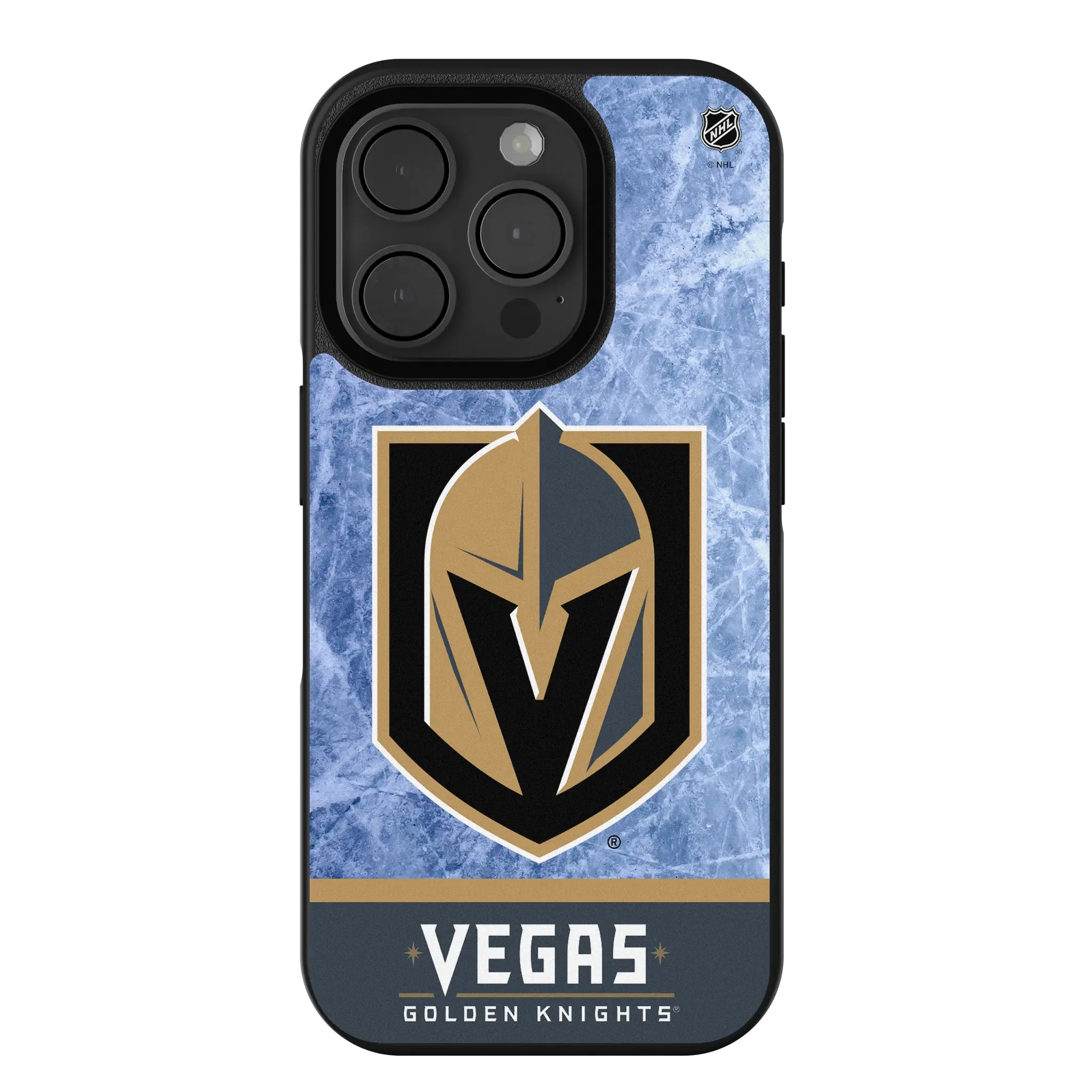 Vegas Golden Knights Ice Wordmark Bump Phone Case