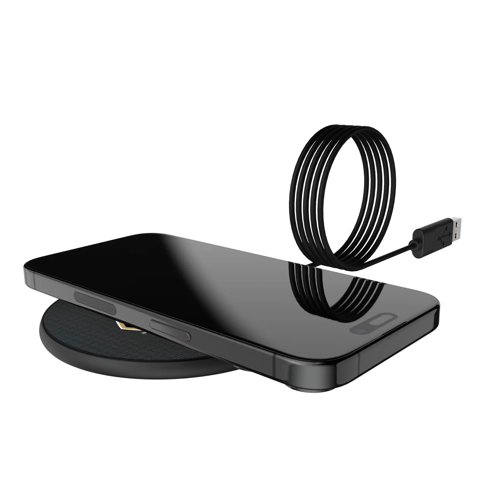 Vegas Golden Knights Linen 15-Watt Wireless Charger