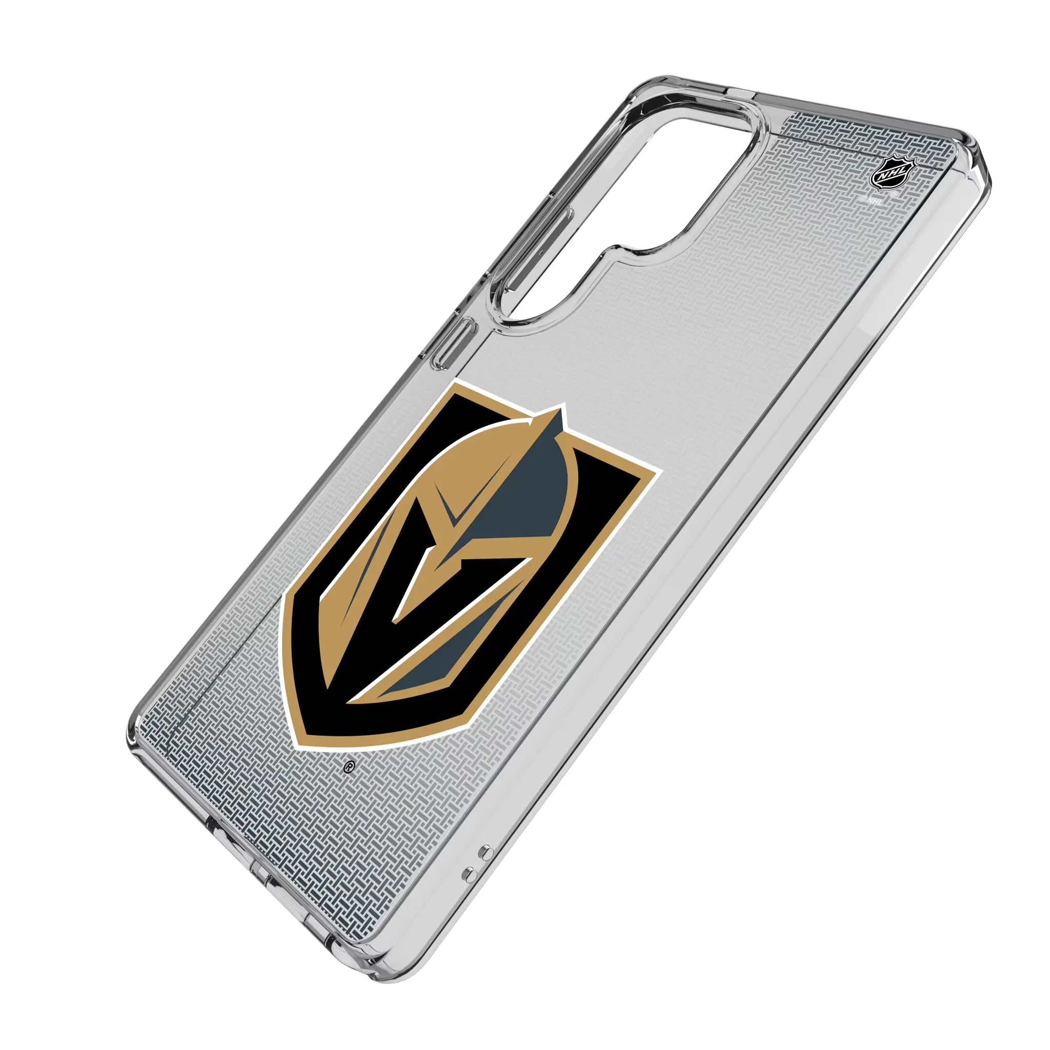 Vegas Golden Knights Linen Clear Phone Case for Samsung Galaxy