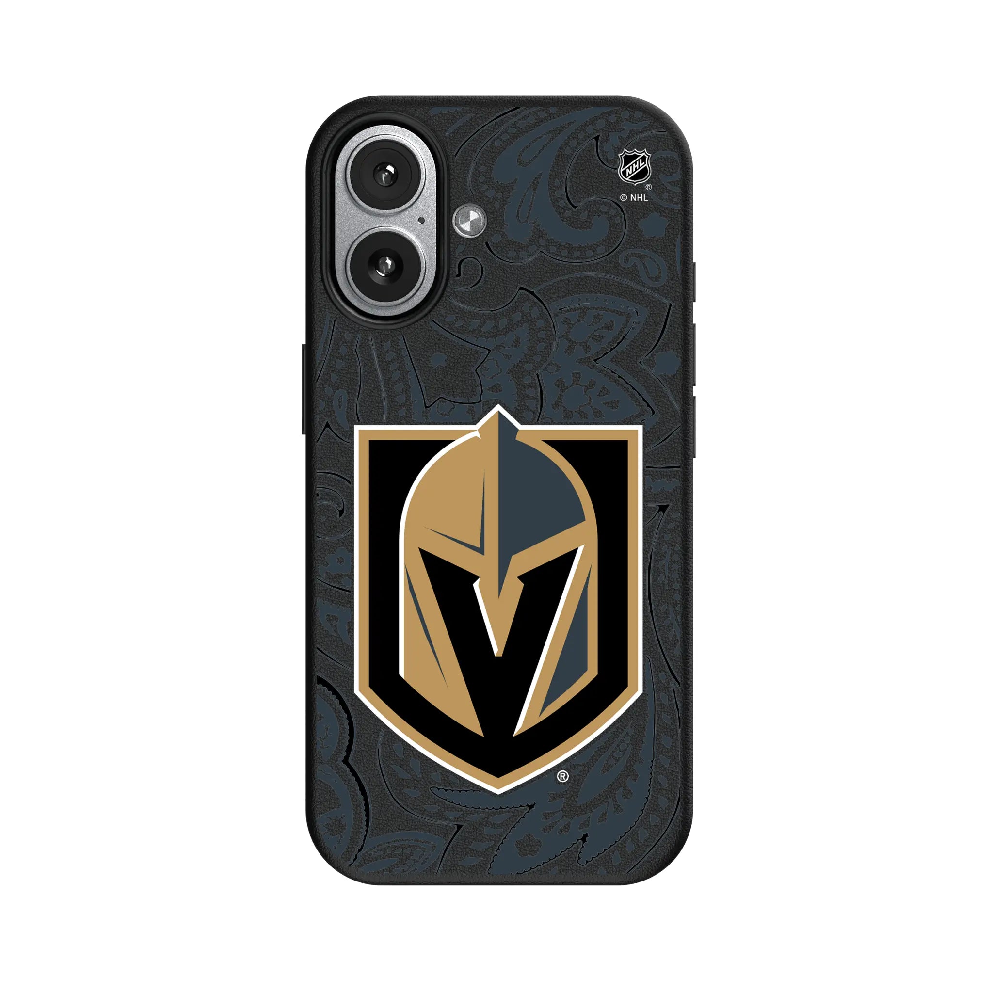 Vegas Golden Knights Paisley MagSafe Compatible Phone Case for Apple iPhone