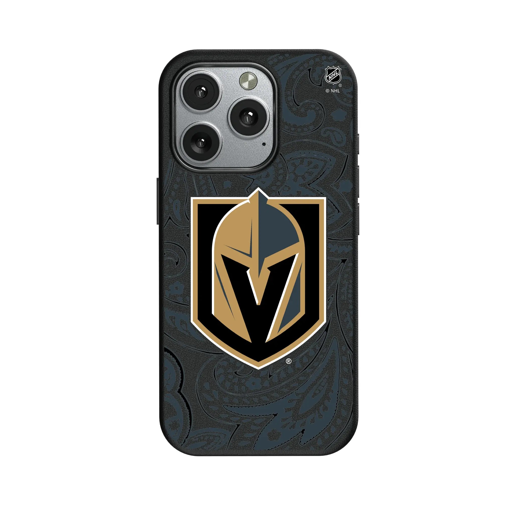 Vegas Golden Knights Paisley MagSafe Compatible Phone Case for Apple iPhone