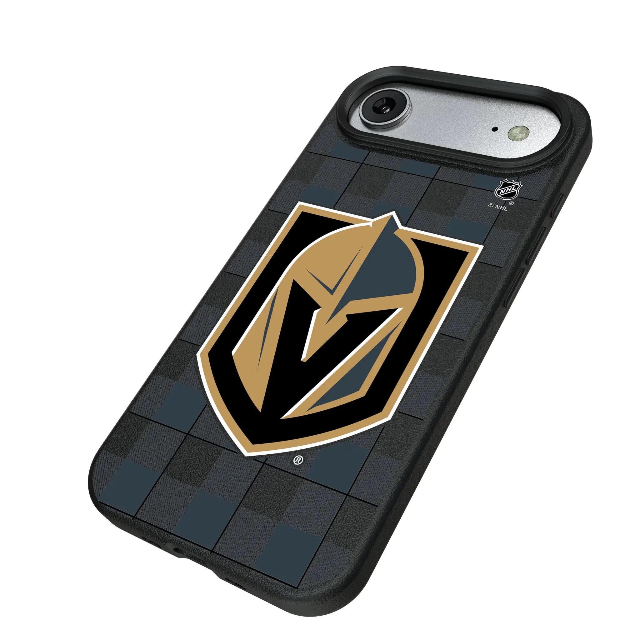 Vegas Golden Knights Plaid MagSafe Compatible Phone Case for Apple iPhone