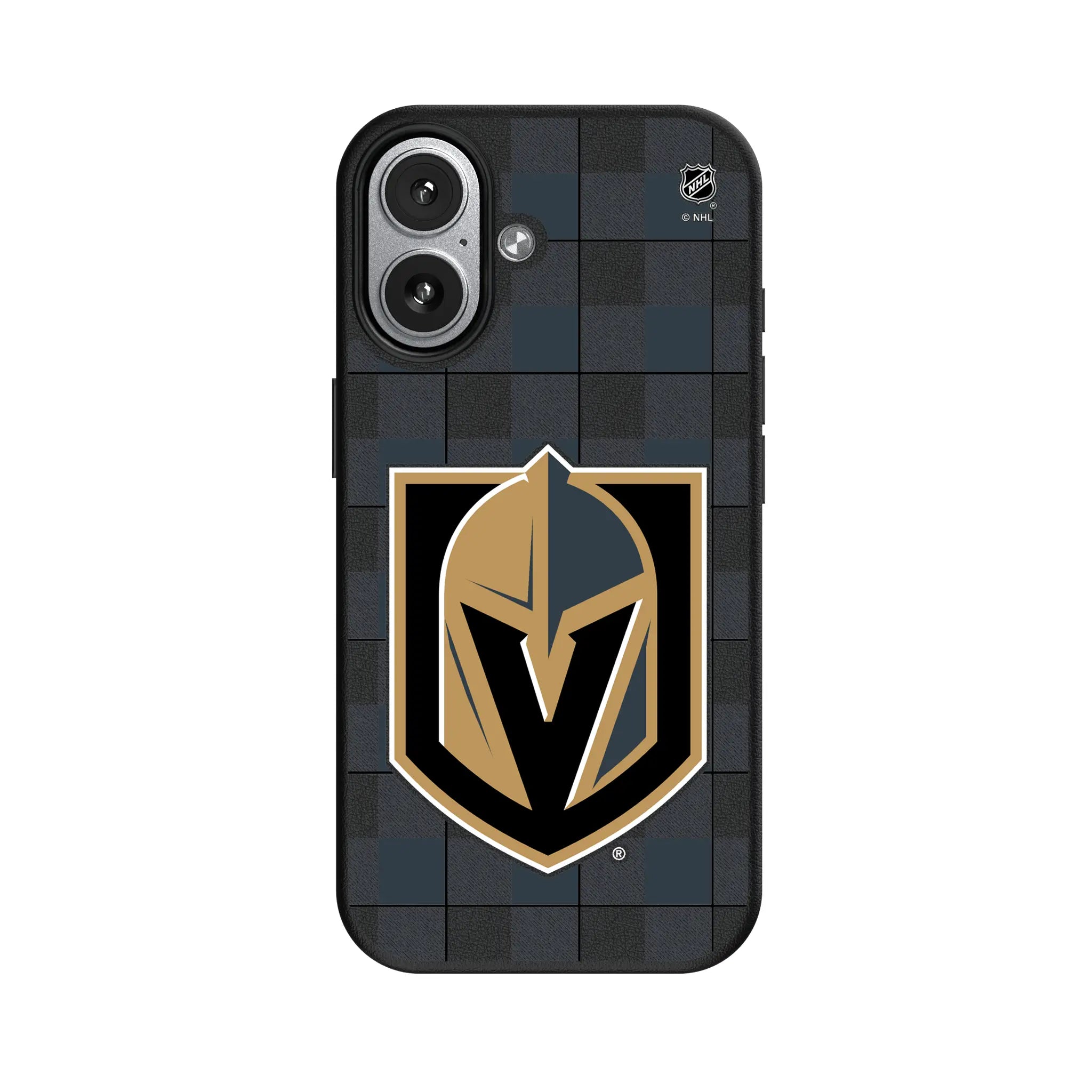 Vegas Golden Knights Plaid MagSafe Compatible Phone Case for Apple iPhone