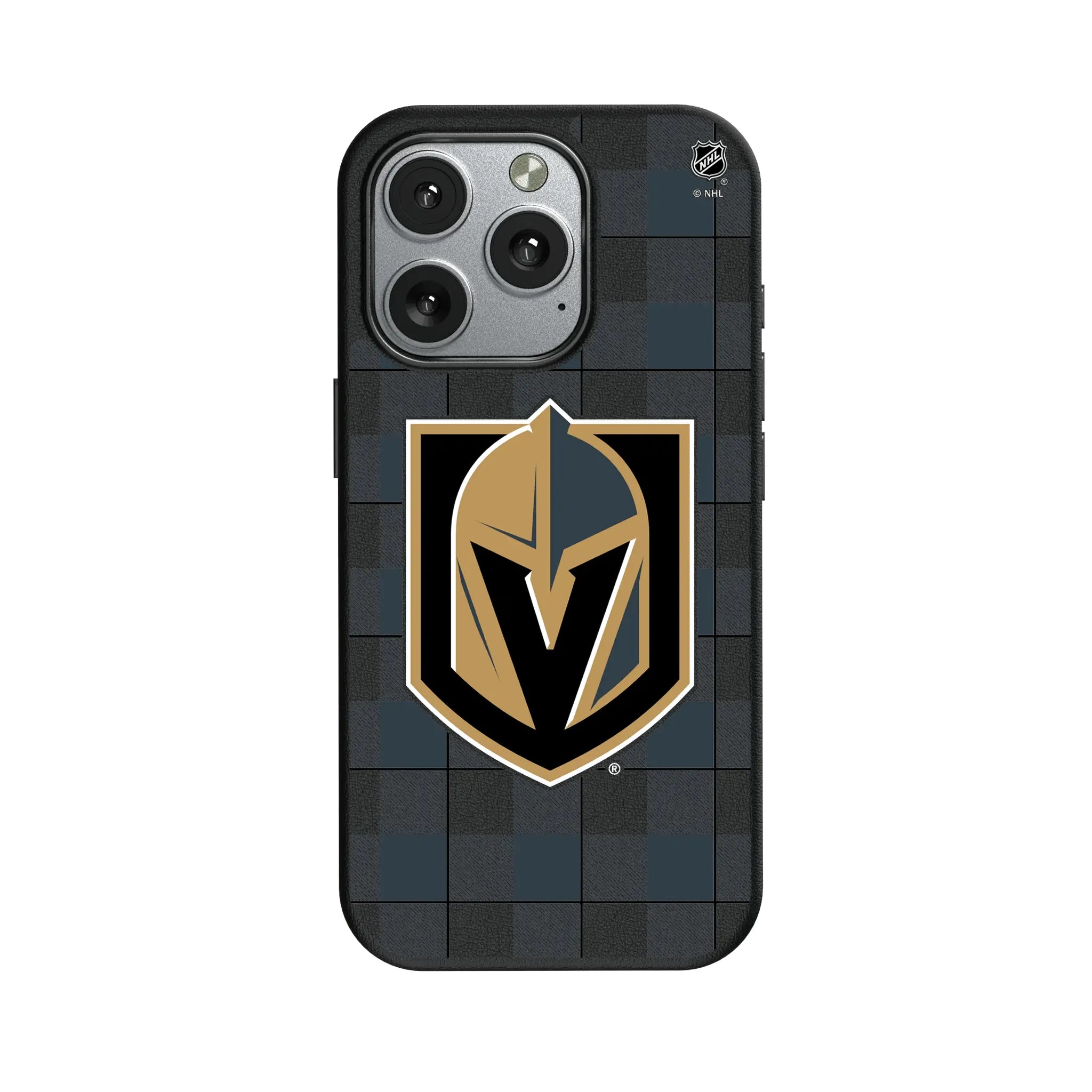 Vegas Golden Knights Plaid MagSafe Compatible Phone Case for Apple iPhone