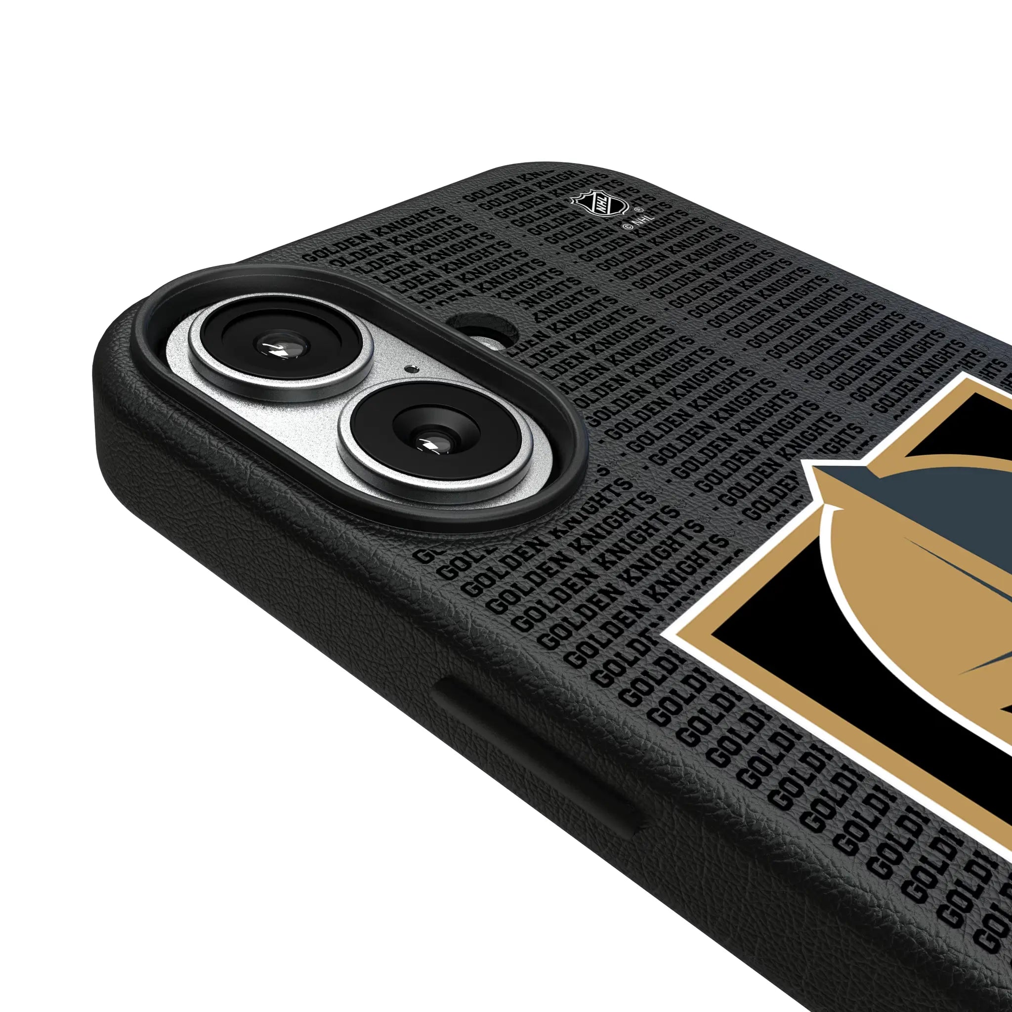 Vegas Golden Knights Text Backdrop MagSafe Compatible Phone Case for Apple iPhone