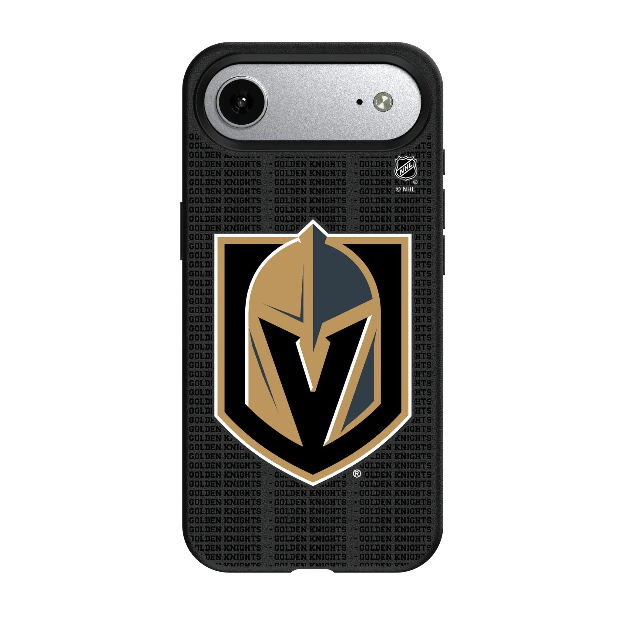 Vegas Golden Knights Text Backdrop MagSafe Compatible Phone Case for Apple iPhone