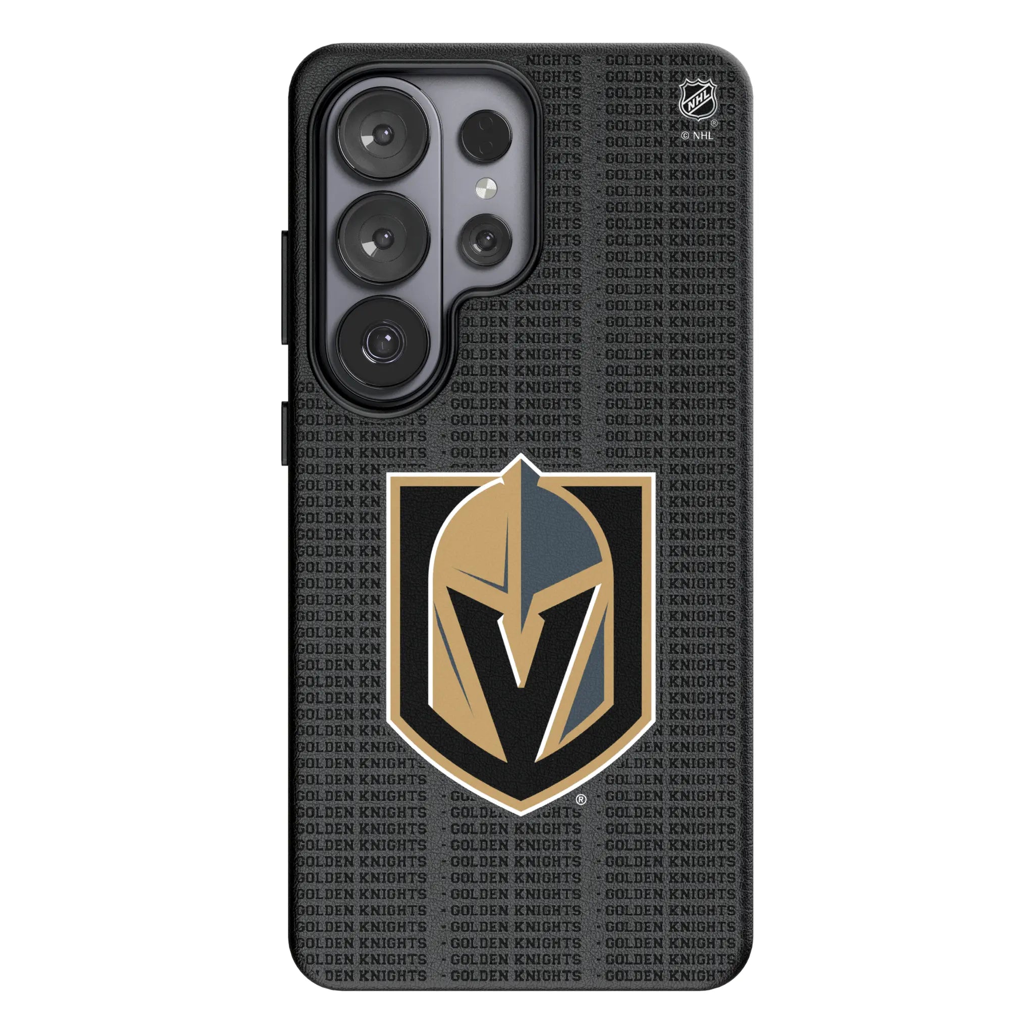 Vegas Golden Knights Text Backdrop MagSafe Compatible Phone Case for Samsung Galaxy