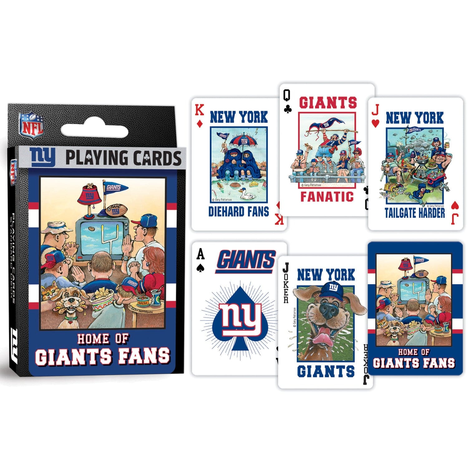 New York Giants Fan Deck Playing Cards - 54 Card Deck
