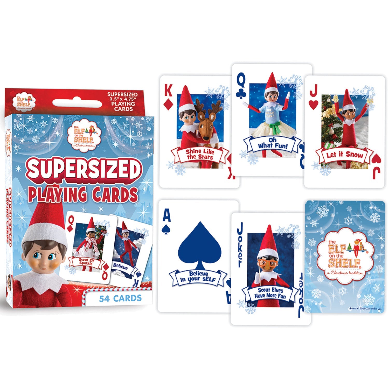 Elf on the Shelf Jumbo Playing Cards - 757 Sports Collectibles