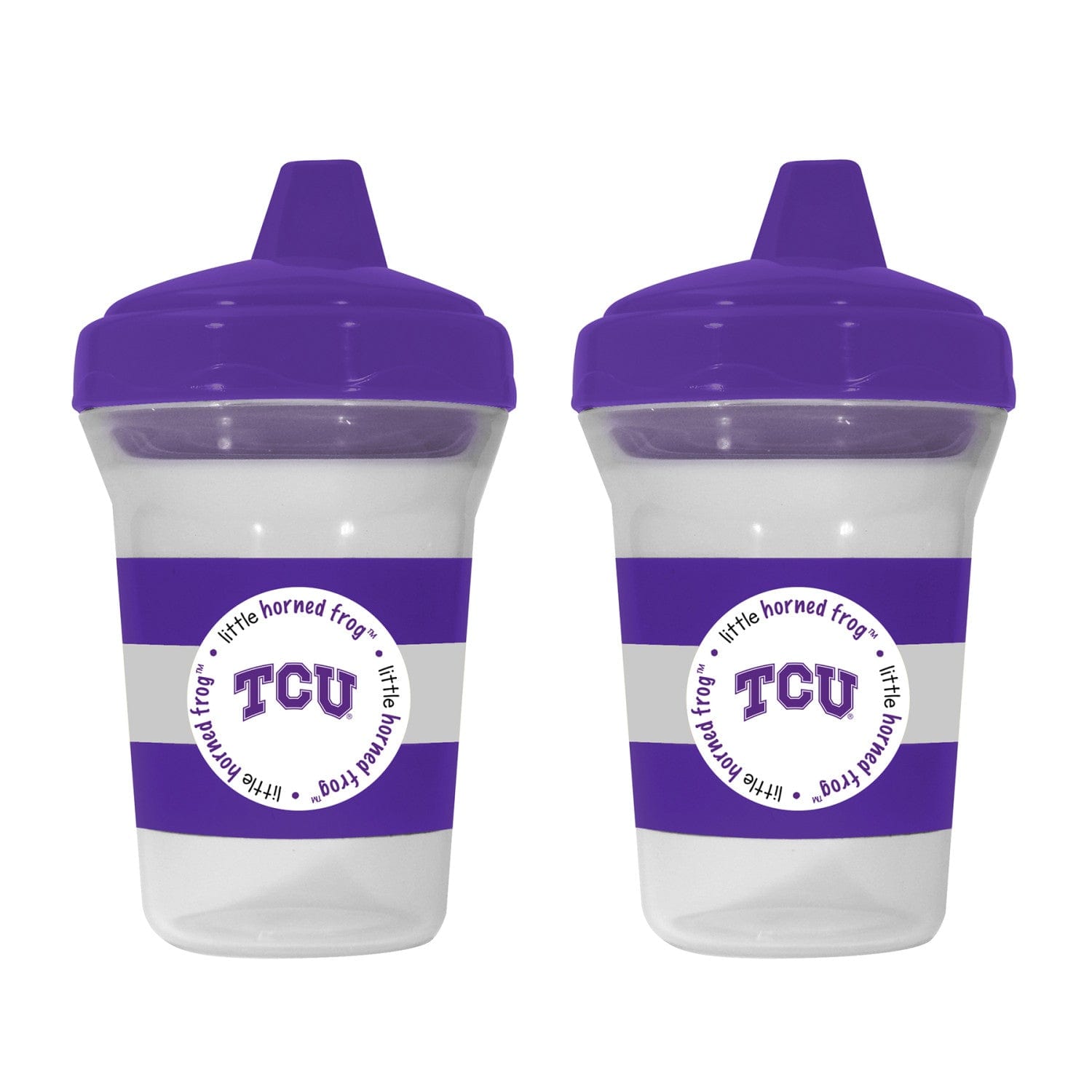 TCU Horned Frogs Sippy Cup Set - 2-Pack - Sports Gifts, Sports Memorabilia, Sports Collectibles, Fan Shop