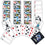 Detroit Lions Neon Playing Cards - 54 Card Deck