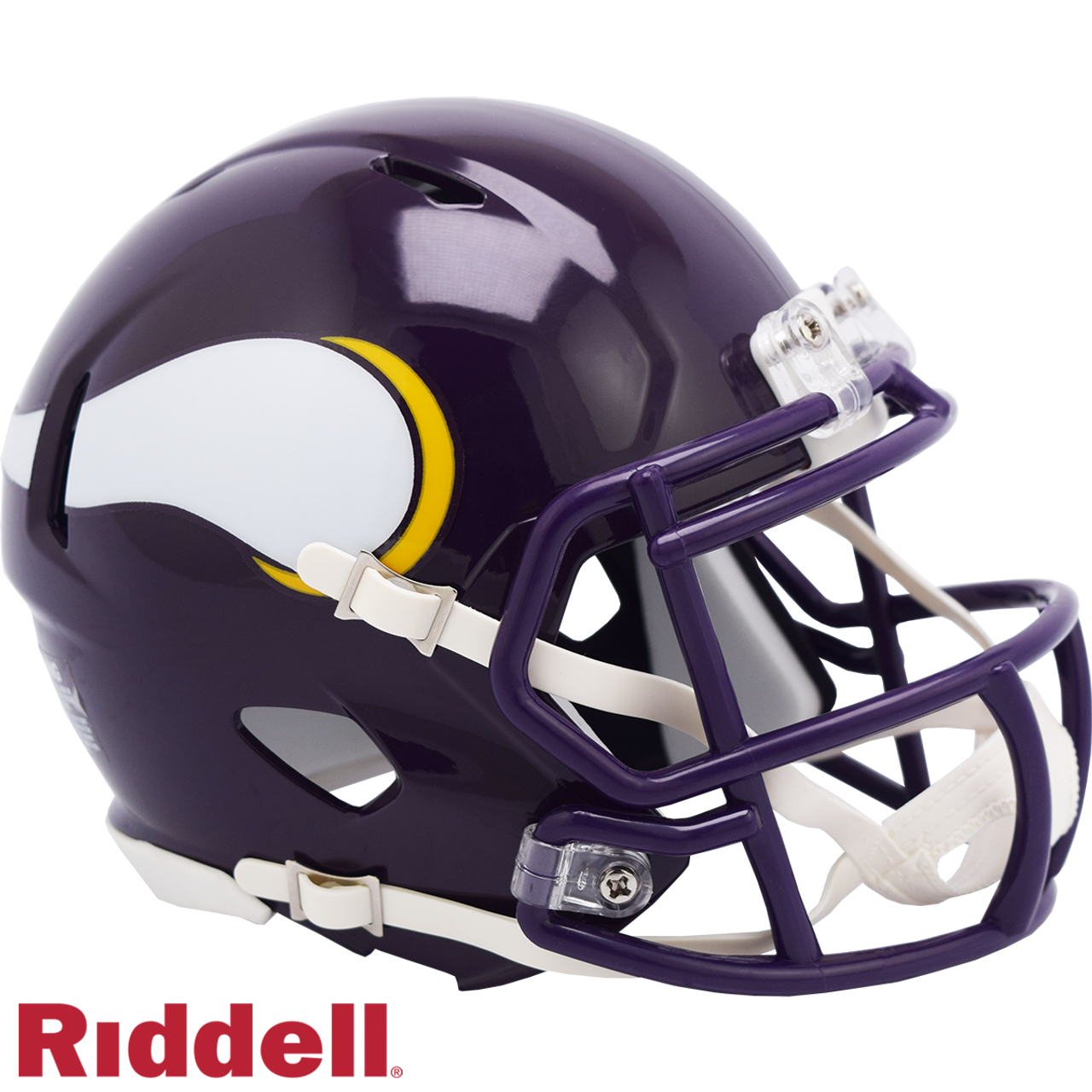 Minnesota Vikings Helmet Riddell Replica Mini Speed Style 1983-2001 T/B - Sports Collectibles, Sports Memorabilia, Sports Fan Shop, Sports Gifts