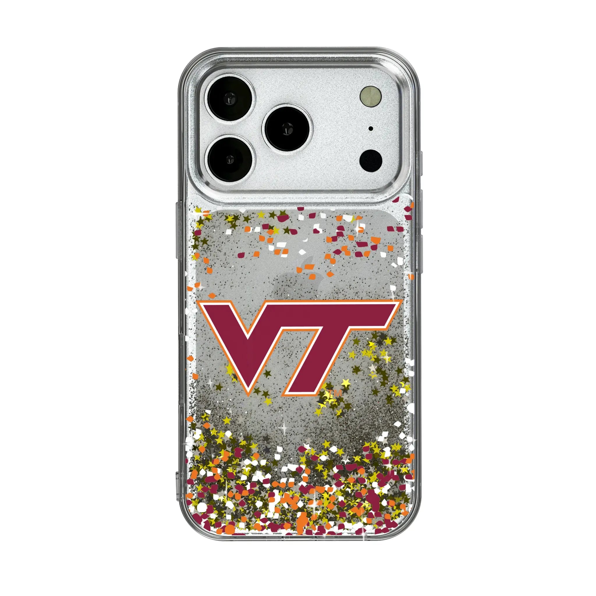 Virginia Tech Hokies Confetti Glitter Phone Case