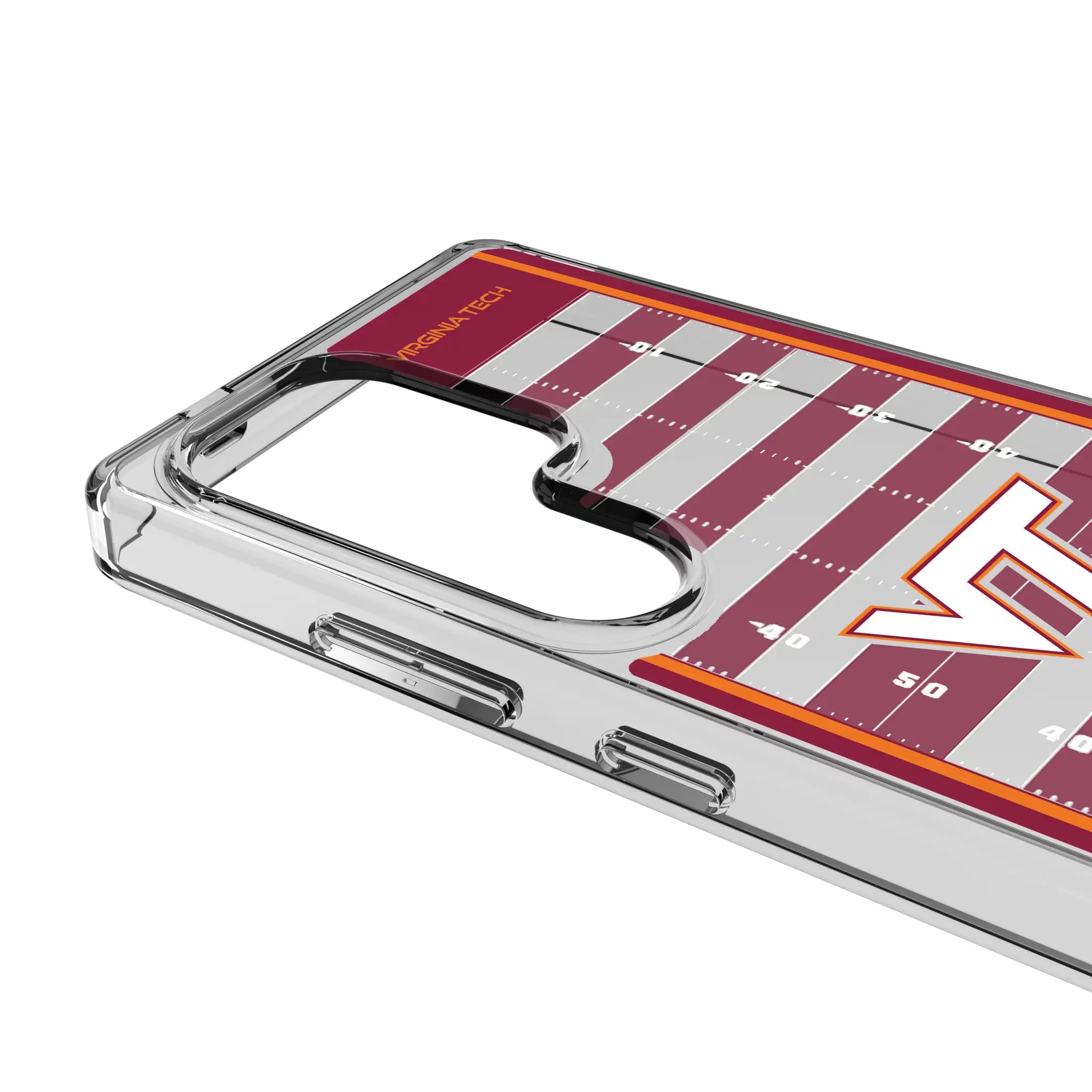 Virginia Tech Hokies Field Clear Phone Case for Samsung Galaxy