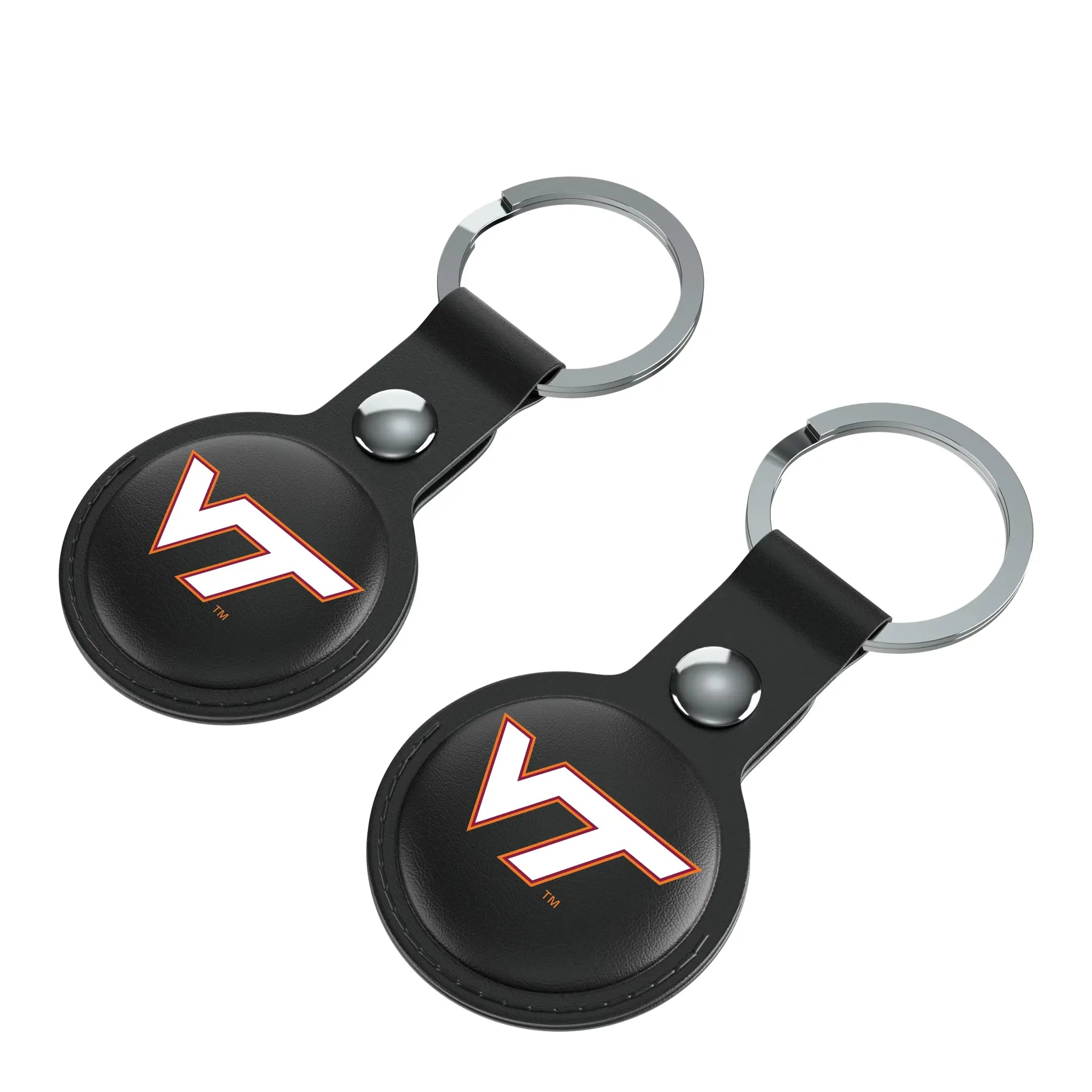 Virginia Tech Hokies Insignia Black Airtag Holder 2-Pack
