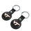 Virginia Tech Hokies Insignia Black Airtag Holder 2-Pack