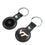 Virginia Tech Hokies Insignia Black Airtag Holder 2-Pack