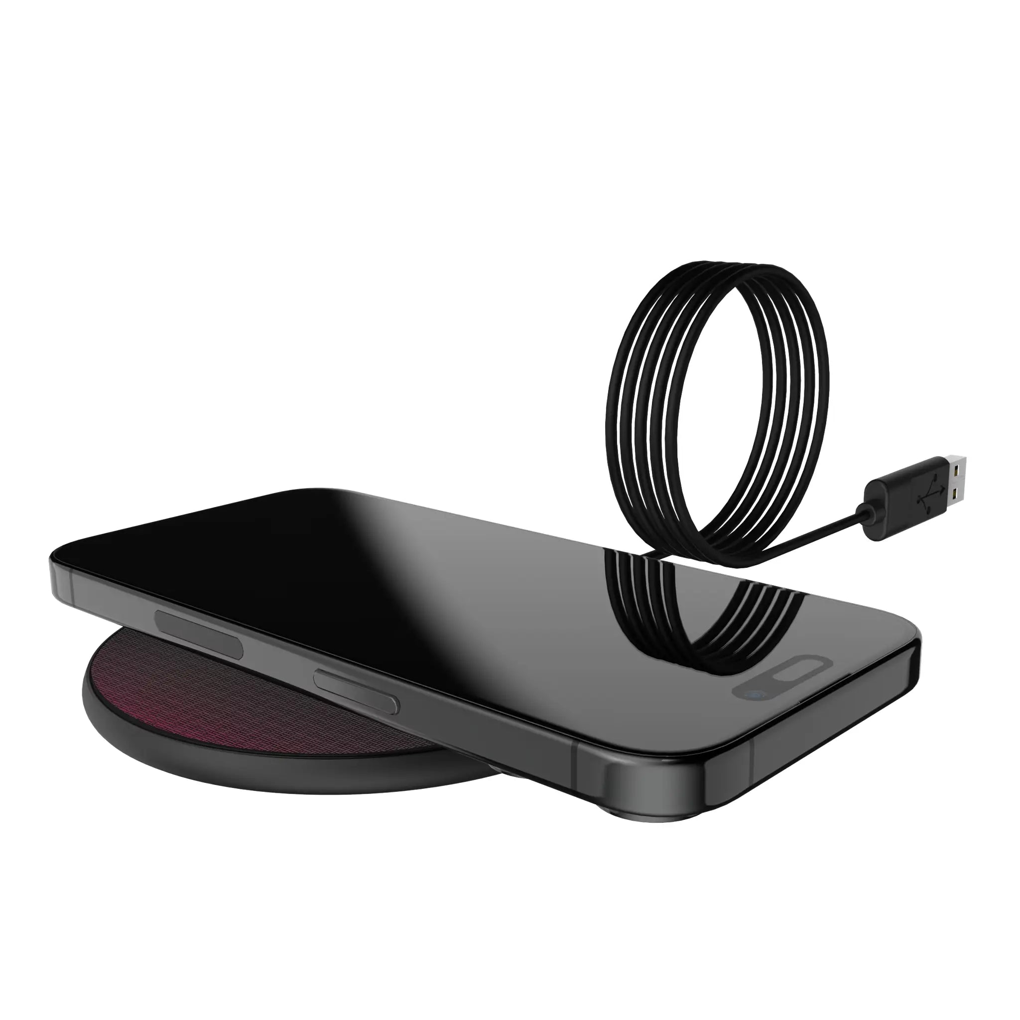 Virginia Tech Hokies Linen 15-Watt Wireless Charger
