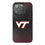 Virginia Tech Hokies Linen Bling Phone Case for Apple iPhone