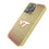 Virginia Tech Hokies Linen Bling Phone Case for Apple iPhone