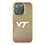 Virginia Tech Hokies Linen Bling Phone Case for Apple iPhone