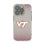Virginia Tech Hokies Linen Clear Phone Case for Apple iPhone