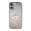 Virginia Tech Hokies Linen Glitter Phone Case