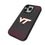 Virginia Tech Hokies Linen MagSafe Compatible Phone Case for Apple iPhone