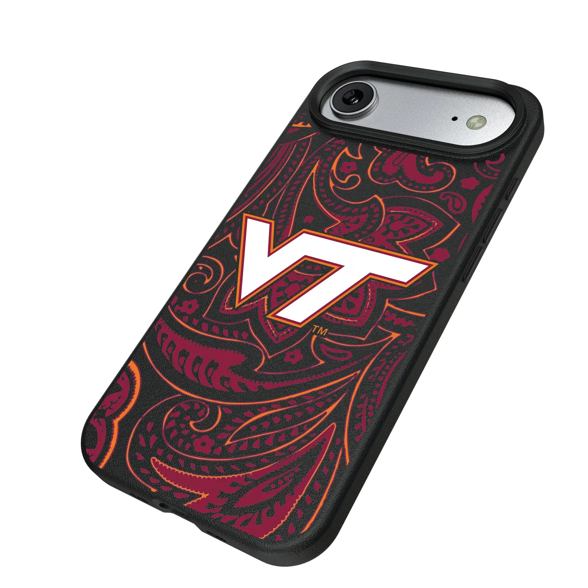 Virginia Tech Hokies Paisley MagSafe Compatible Phone Case for Apple iPhone