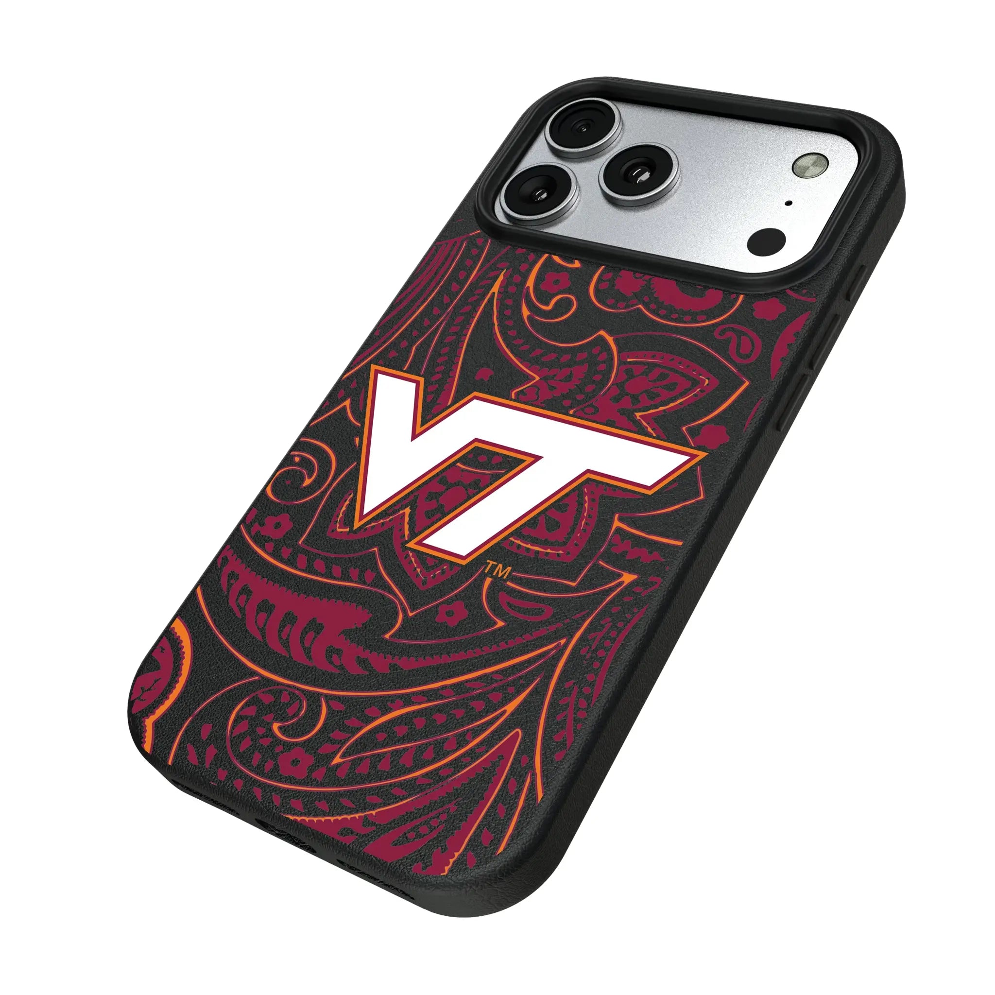 Virginia Tech Hokies Paisley MagSafe Compatible Phone Case for Apple iPhone