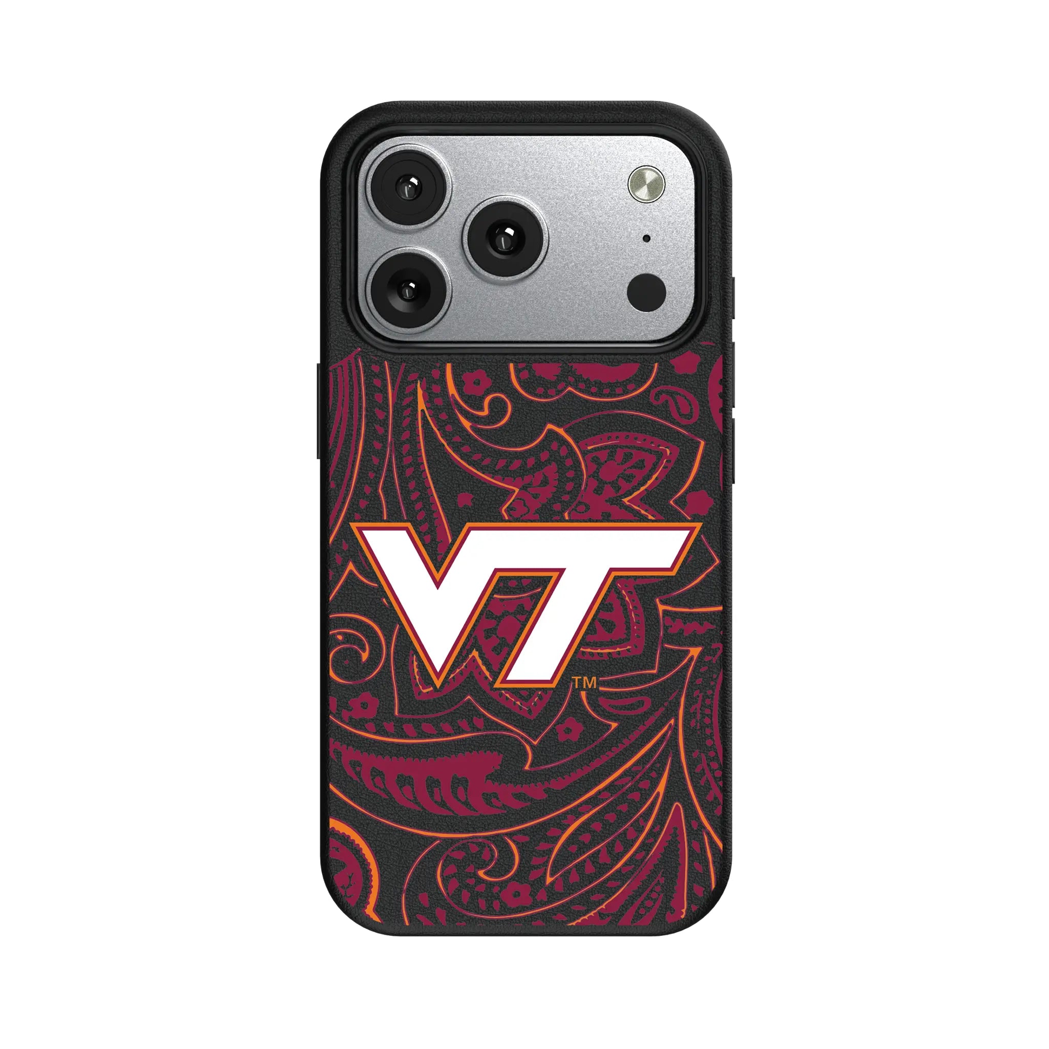 Virginia Tech Hokies Paisley MagSafe Compatible Phone Case for Apple iPhone