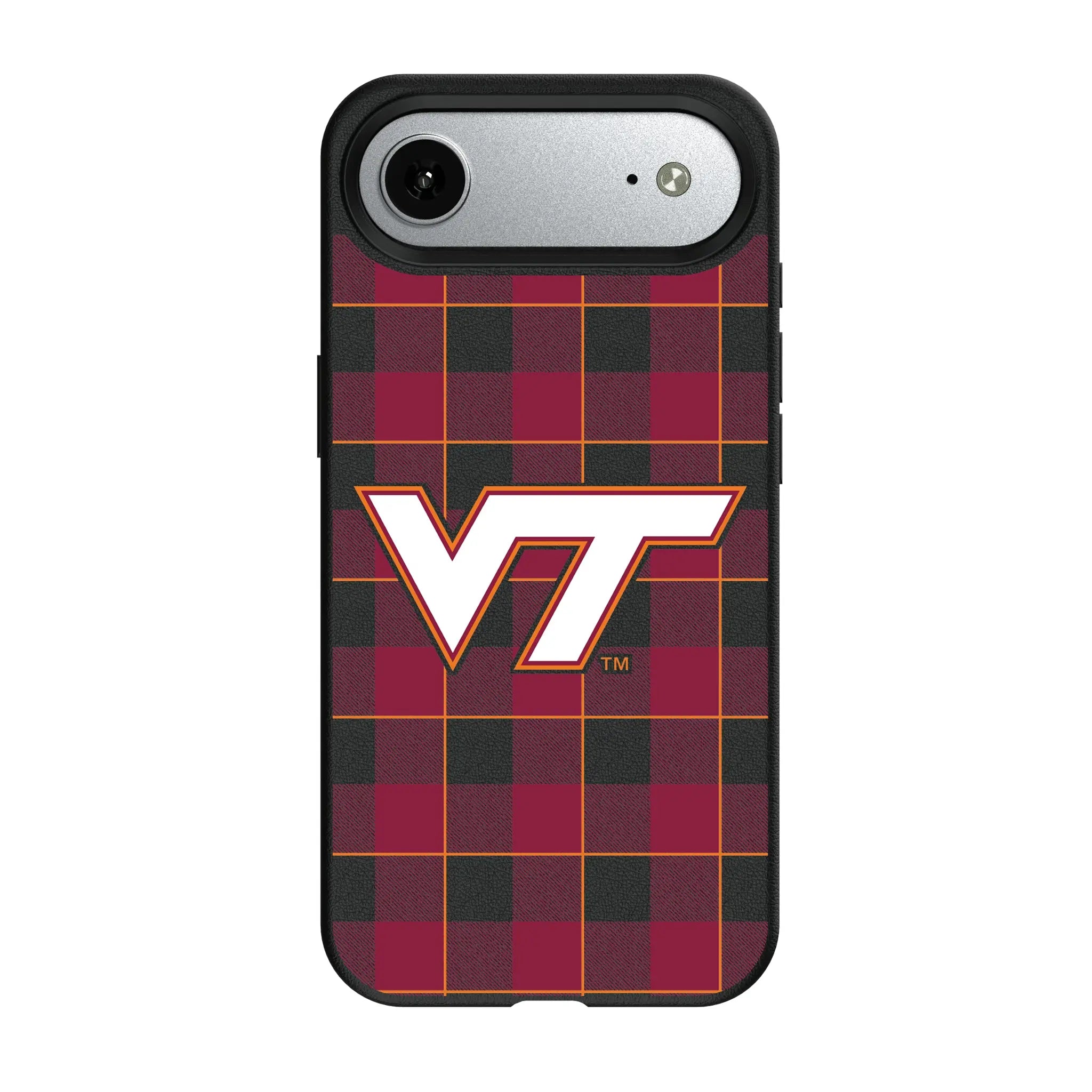 Virginia Tech Hokies Plaid MagSafe Compatible Phone Case for Apple iPhone