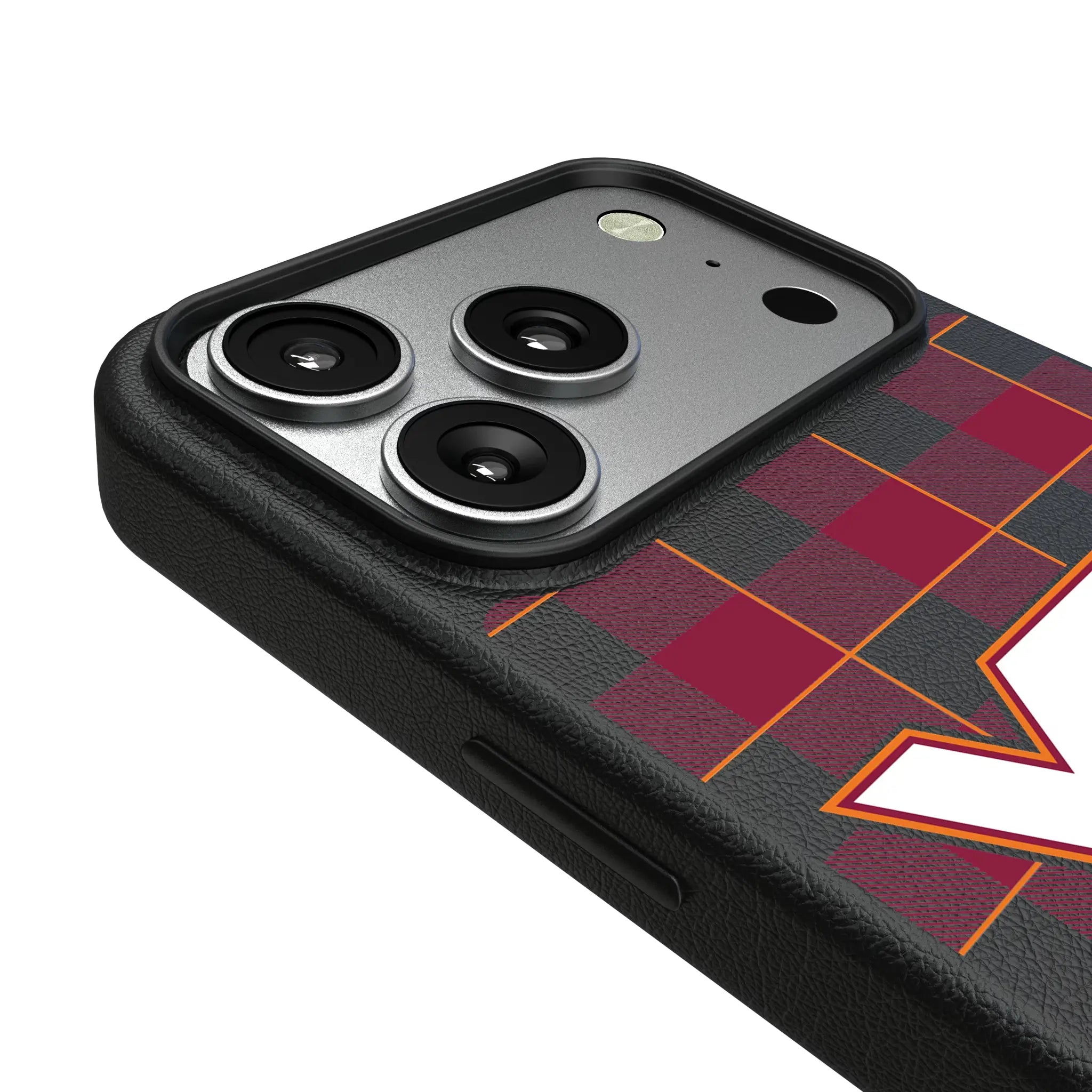 Virginia Tech Hokies Plaid MagSafe Compatible Phone Case for Apple iPhone