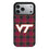 Virginia Tech Hokies Plaid MagSafe Compatible Phone Case for Apple iPhone