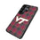 Virginia Tech Hokies Plaid MagSafe Compatible Phone Case for Samsung Galaxy