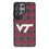 Virginia Tech Hokies Plaid MagSafe Compatible Phone Case for Samsung Galaxy
